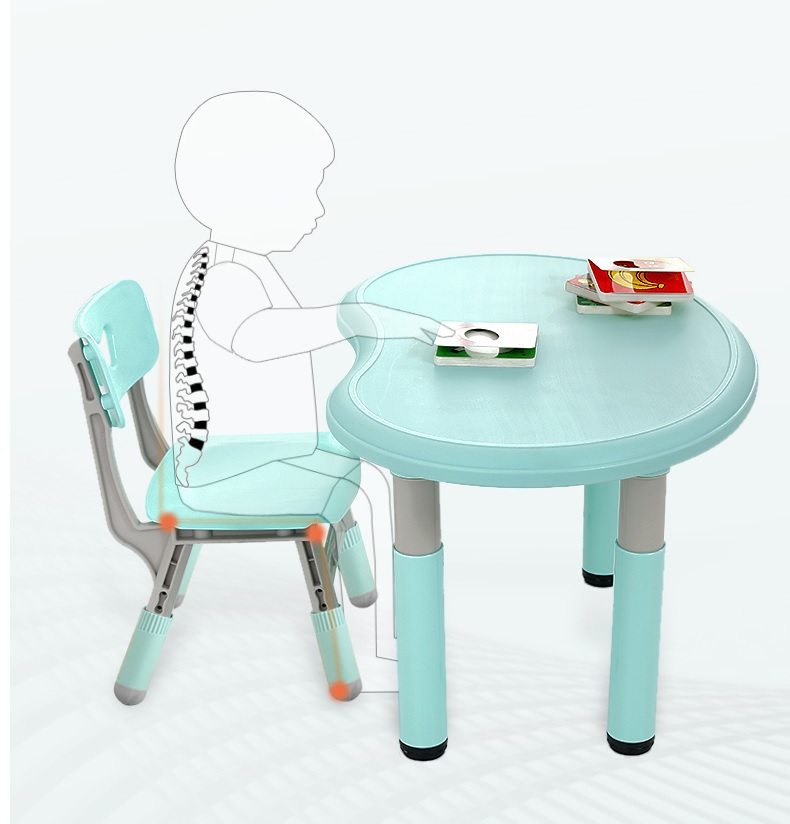 Set Masuta si Scaunel Nichiduta Study Mint Reglabil - imagine 2