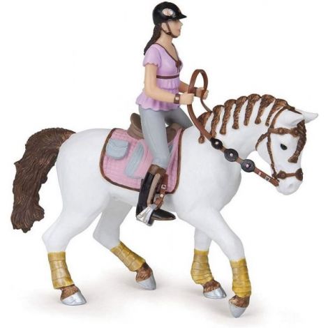 Set Poney Club Papo - 4 Figurine & Boxă Inclusă - imagine 3