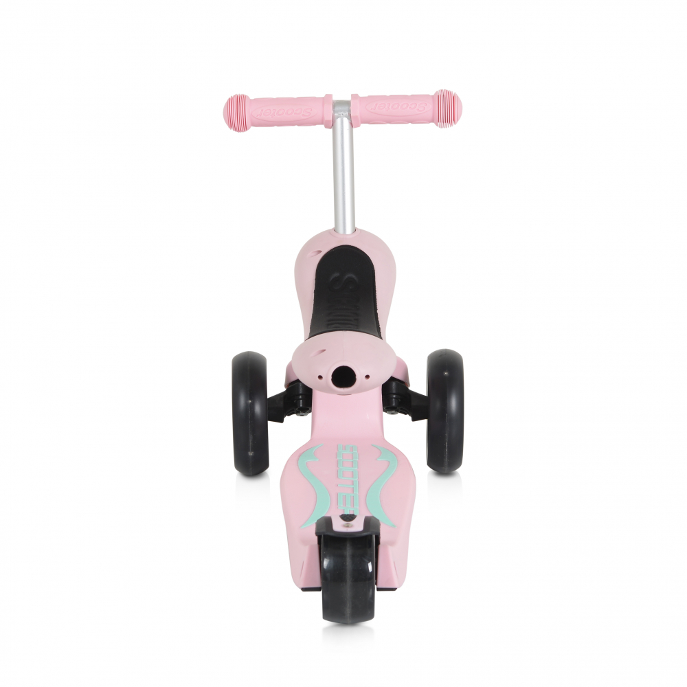 Trotineta 2in1 Byox Pink cu Scaun și LED