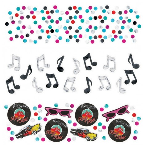 Confetti Rock and Roll Anii 50 Amscan