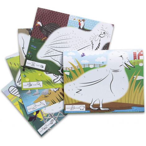 Bloc Desen Punct cu Punct Melissa & Doug Ferma - imagine 2
