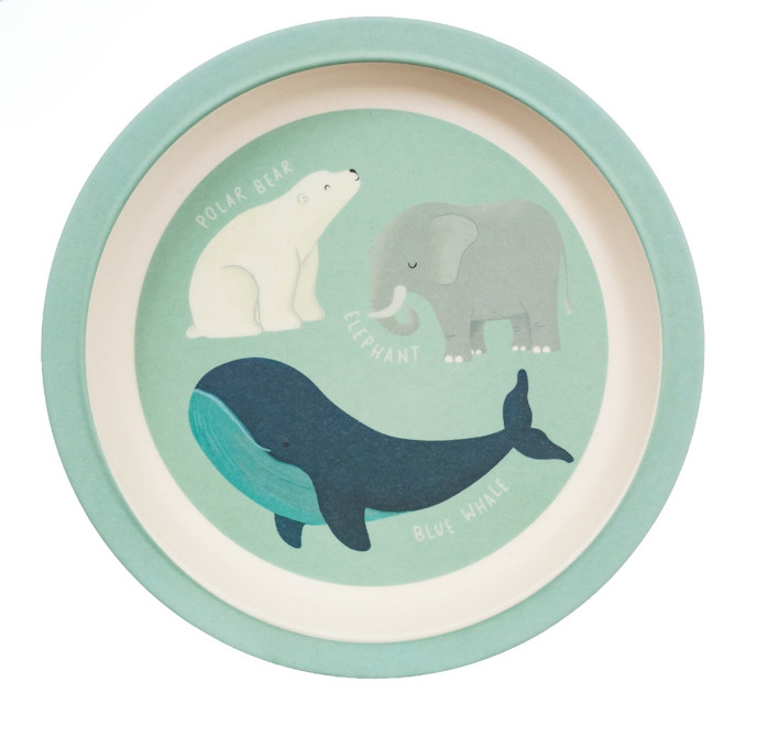 Farfurie Bambus Sass & Belle Animals - imagine 2