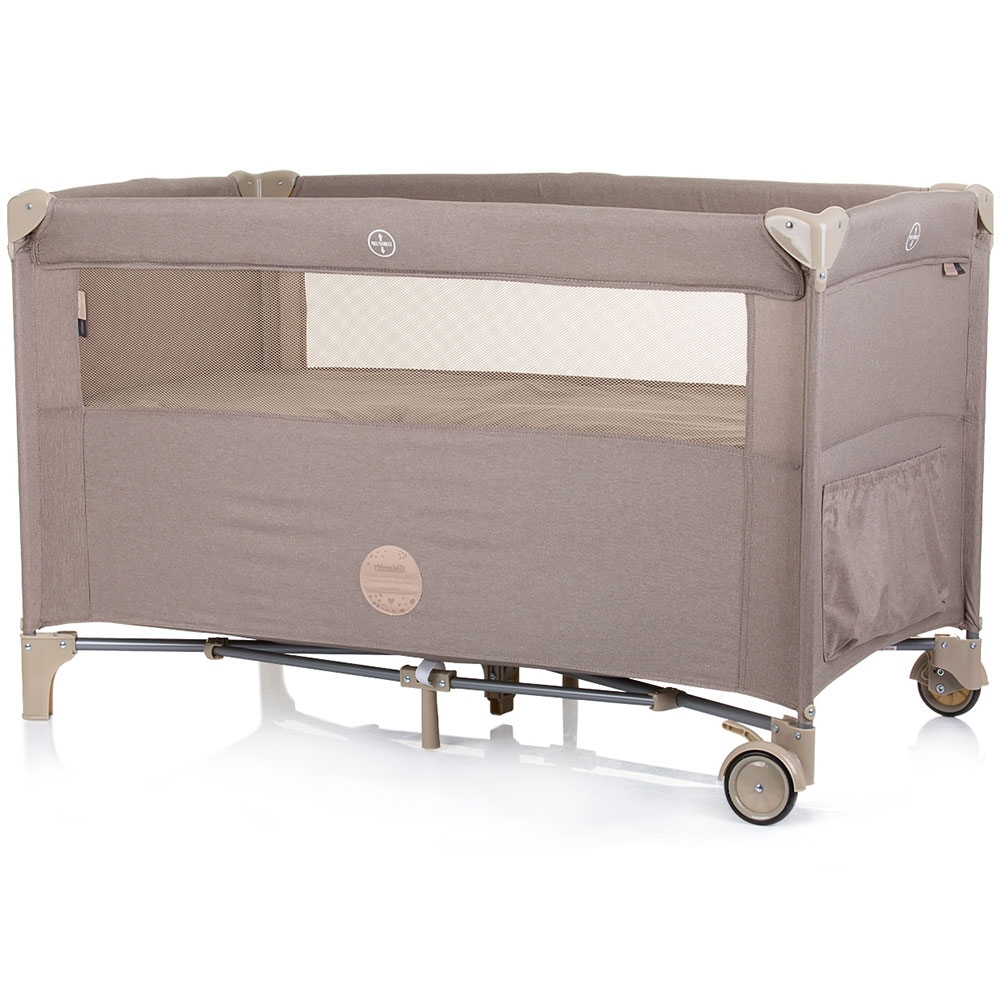 Pătuț pliabil Chipolino Relax Macadamia Linen - imagine 2