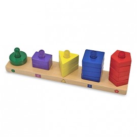 Jucarie educativa Melissa & Doug Sortare Forme - imagine 2