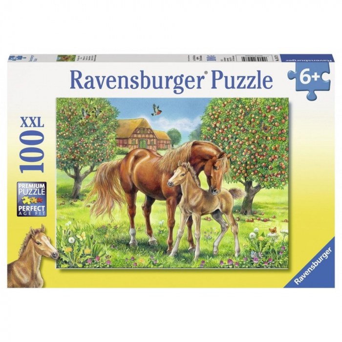 Puzzle Ravensburger XXL Cai pe Camp, Educativ