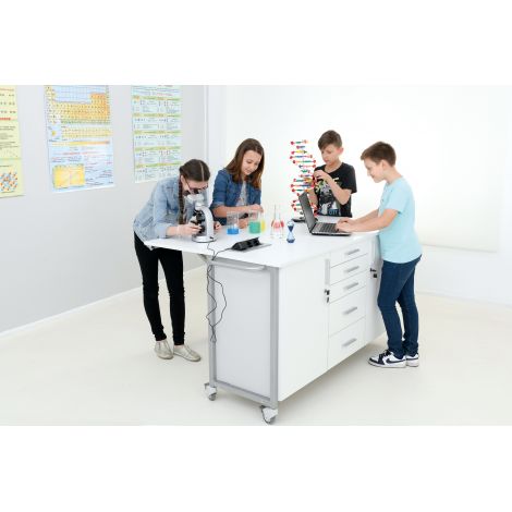 Dulap Mobil Laborator Moje Bambino cu Blat Pliabil - imagine 16