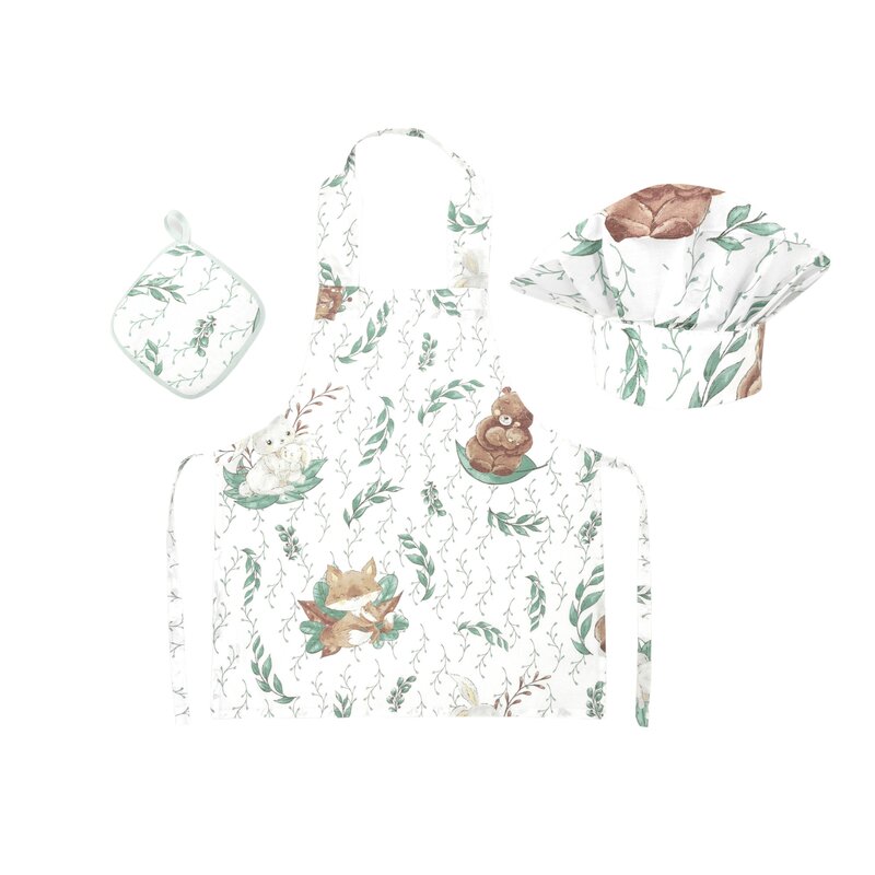 Set Bucătar MimiNu Lulu Natural - Bumbac Certificat