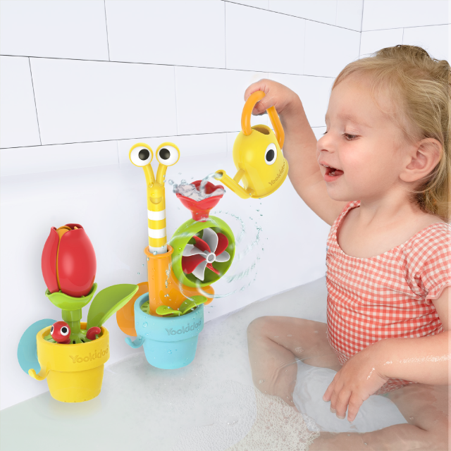 Yookidoo Set Jucării Baie Flori și Melci 18m+