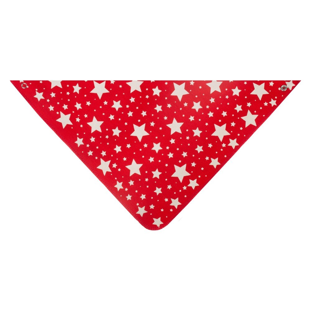 Eșarfă Bumbac SeviBebe Red Stars, Absorbantă - imagine 2