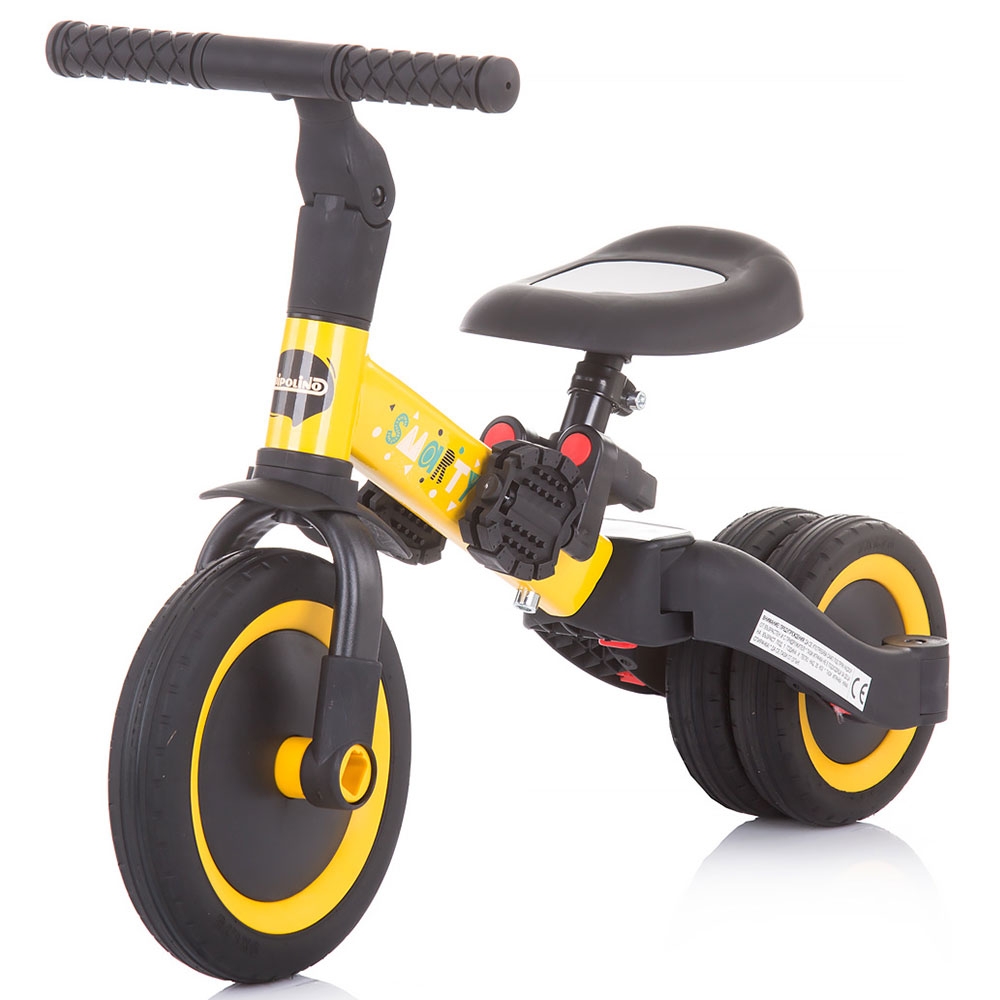 Tricicleta Chipolino Smarty 2in1, Galben