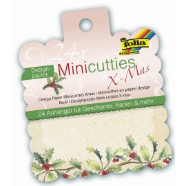 Minietichete Craciun Folia Paper - Decor Cadouri - imagine 2