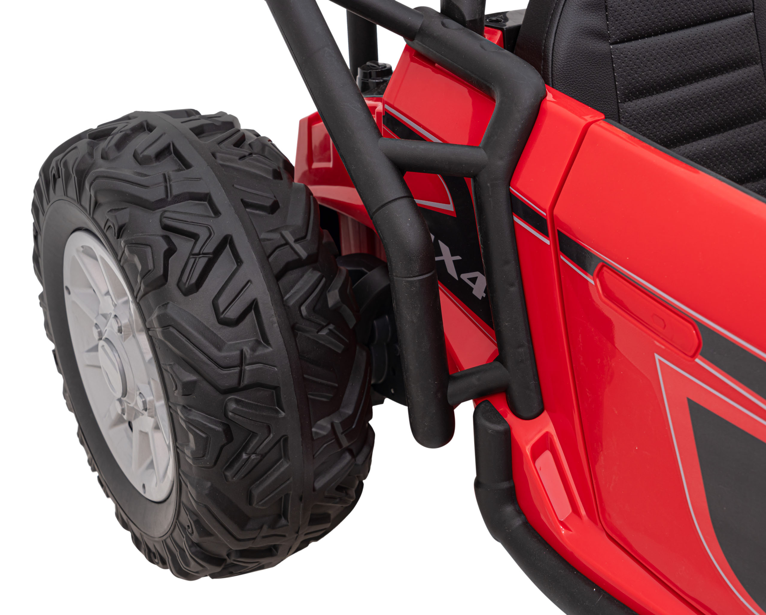 UTV Electric 2 Copii 24V Racing Rosu | Utv-buggy 4x4 - imagine 4