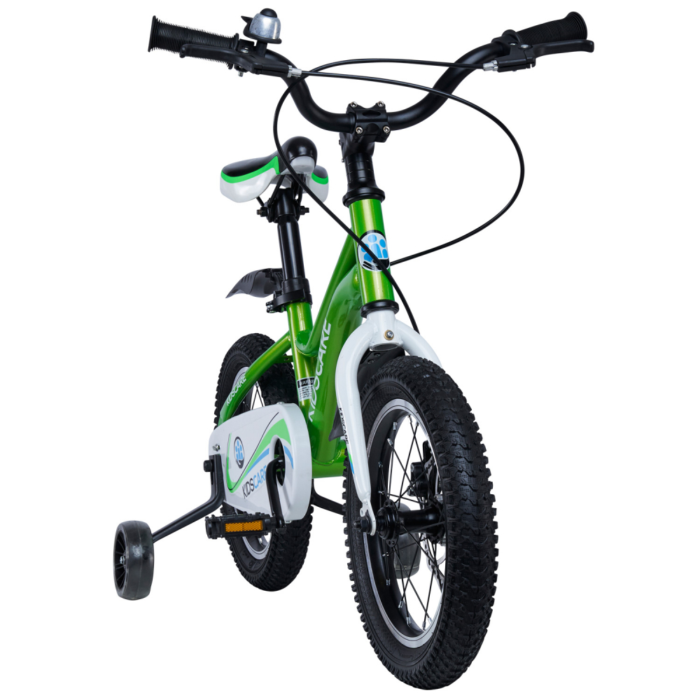 Bicicleta KidsCare 16 inch Verde, cu Roti Ajutatoare - imagine 2