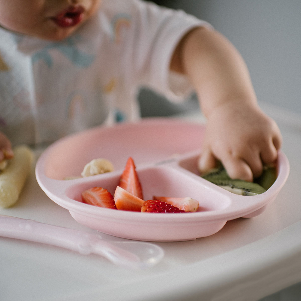 Farfurie Babyono cu ventuza, Roz - imagine 6