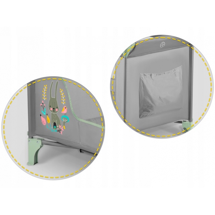 Patut pliabil Ricokids RK-240 Gri, Sigur si Practic - imagine 3