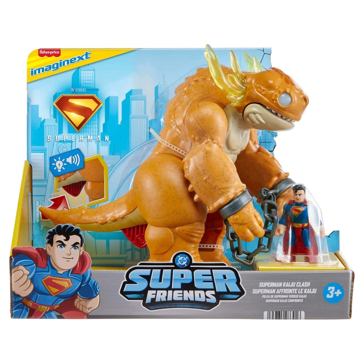 Imaginext Superman vs Kaiju - Figurine Interactive