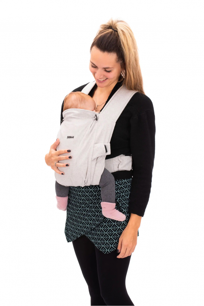 Marsupiu Fillikid Natural Grey Melange, 3.5-20 kg
