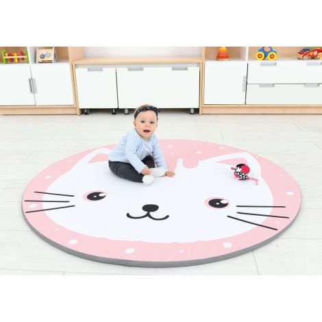 Saltea joaca Pisica Alba Moje Bambino, 140 cm - imagine 4