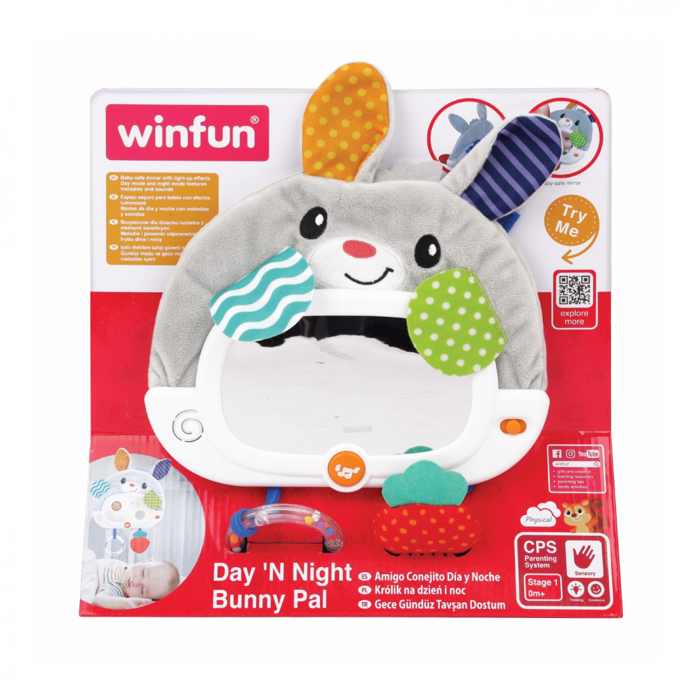 Iepuras Activitati Winfun | Jucarie Carucior/Patut