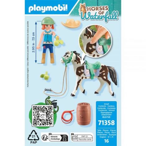 Playmobil Femeie si Calut - Jucarie Creativa - imagine 3