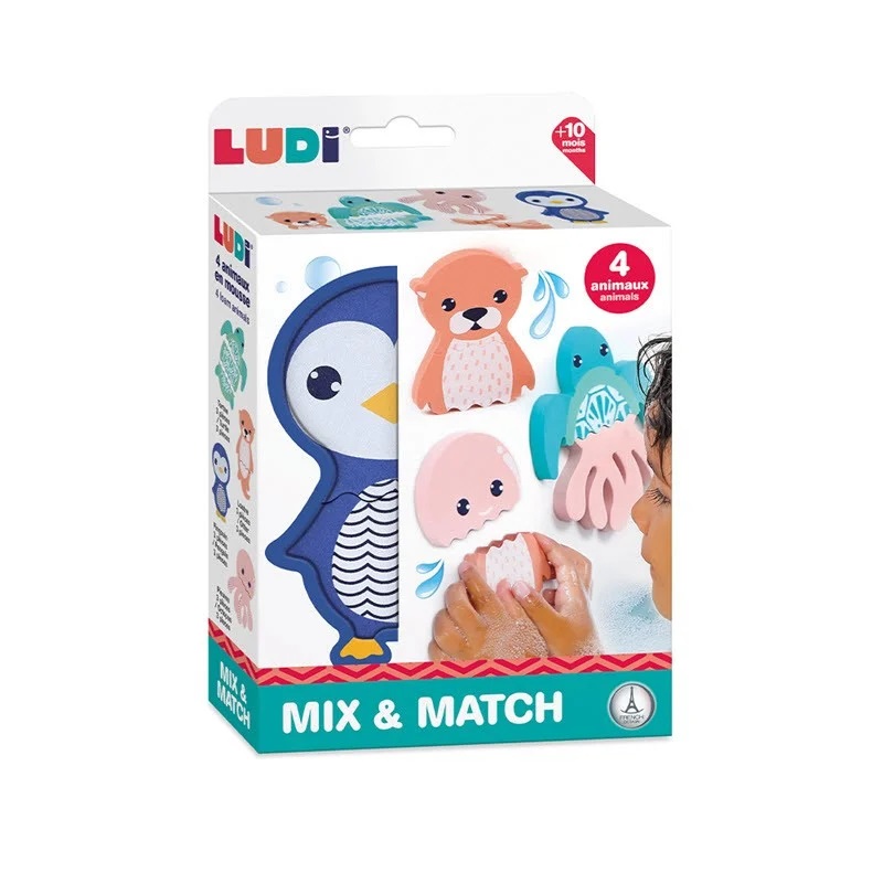 Puzzle din Spuma Ludi Animalute pentru Baie - imagine 6