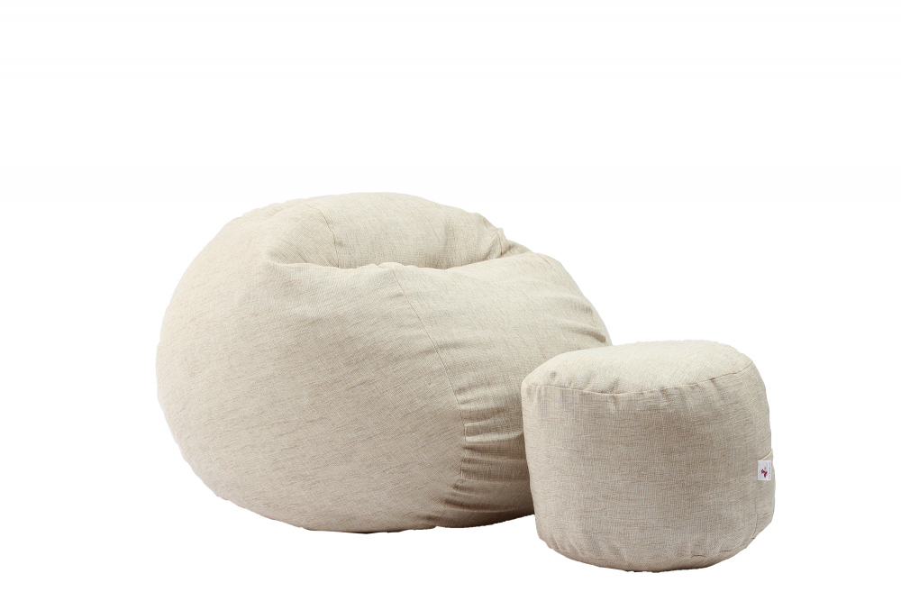 Set Pufrelax Matusalem Beige - Confort & Stil - imagine 7