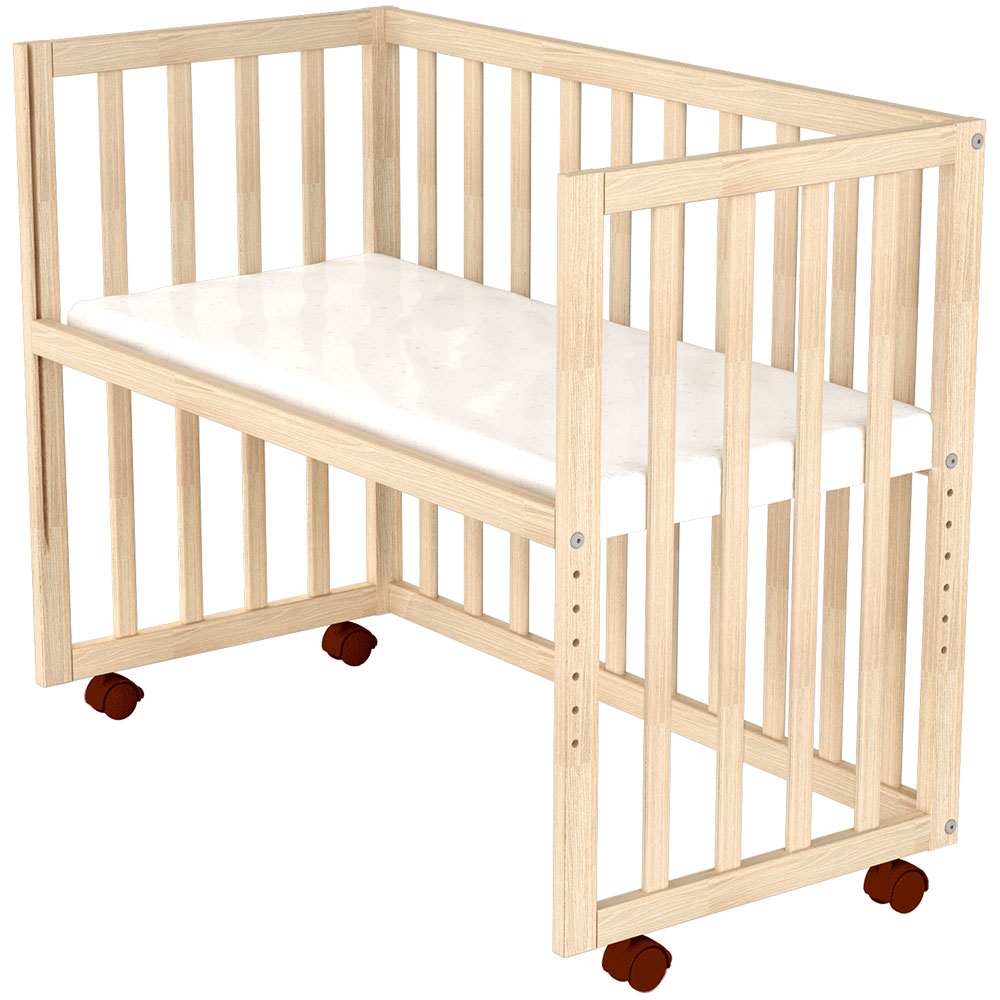 Patut Co-Sleeper Hubners Eva, Lemn, 94x46 cm - imagine 4