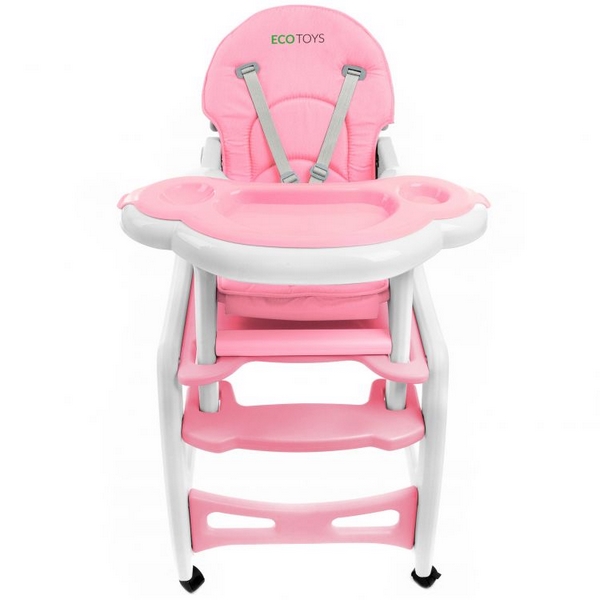 Scaun de Masa 3 în 1 Ecotoys HC-223 Roz