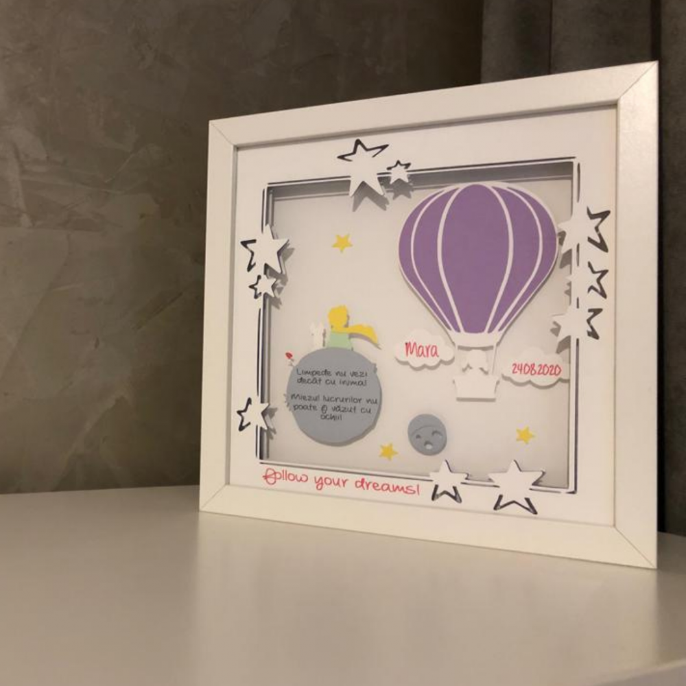 Tablou Luminos Fetita 036 | Decor Magic Noorhandmade - imagine 5