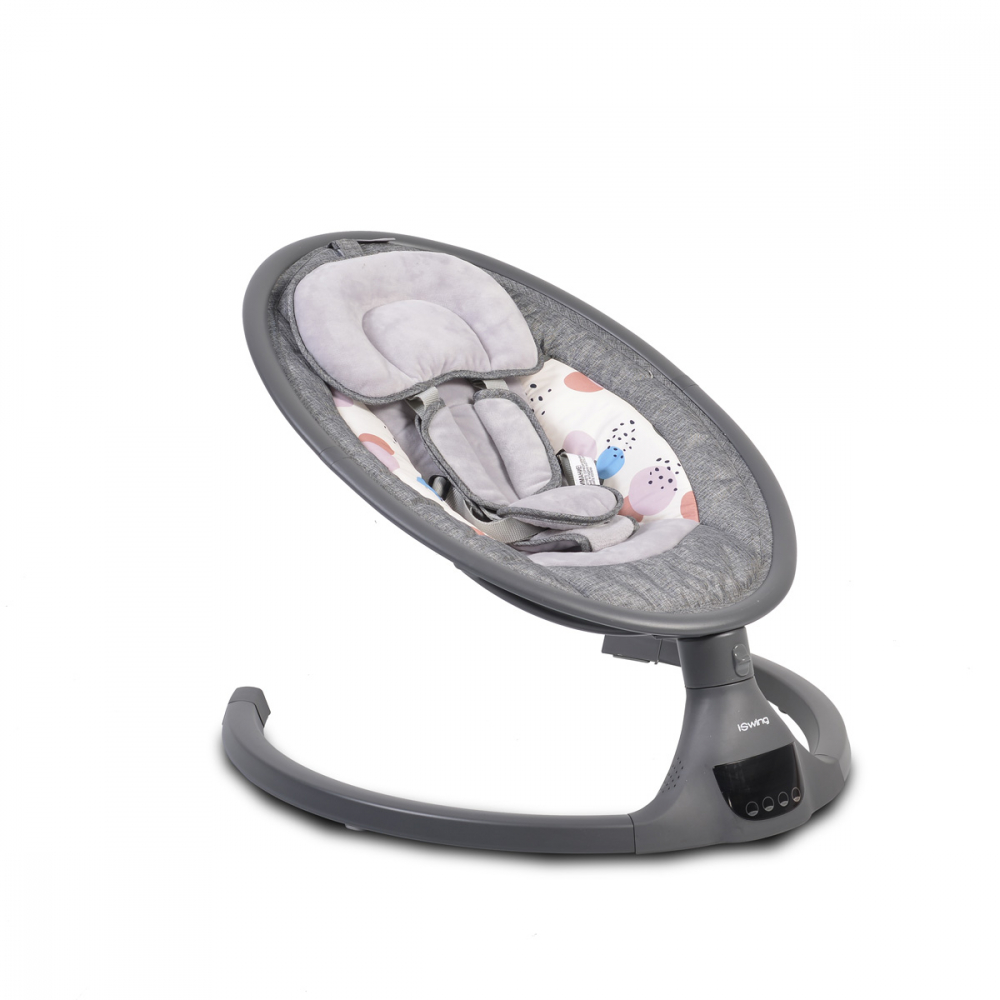Leagan Electric Cangaroo ISwing Dark Grey, 5 Viteze - imagine 8
