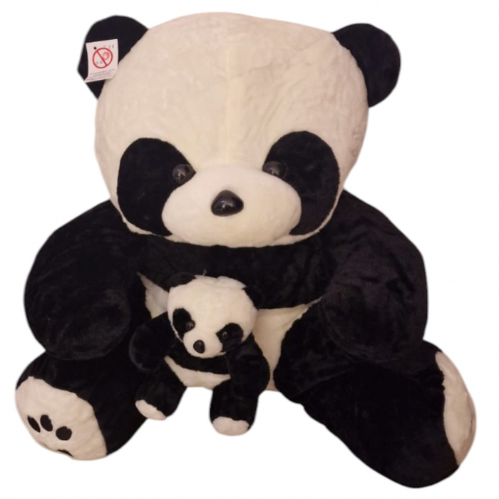 Mama Urs Panda cu Pui Krista, 55 cm