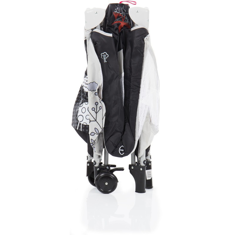 Patut Pliabil Fillikid Girafa Grey cu Geanta Transport - imagine 11
