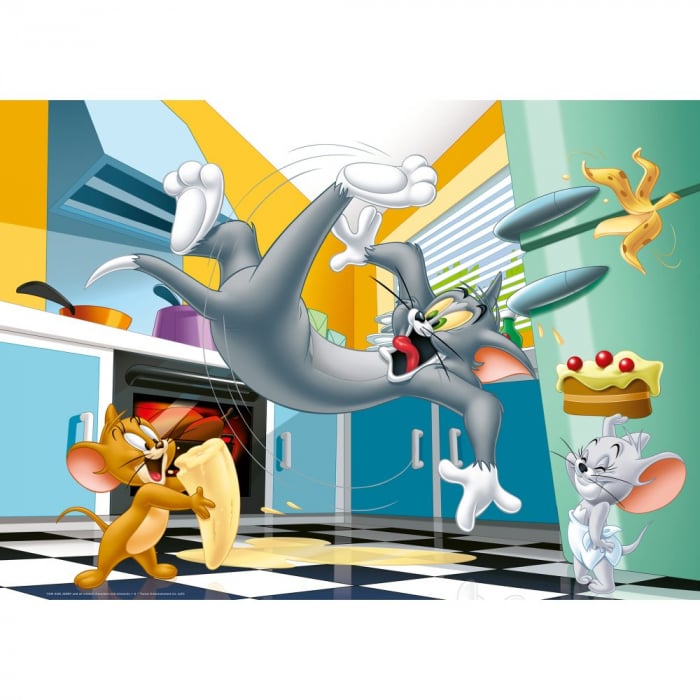 Puzzle Tom și Jerry Podea Ravensburger 24 Piese
