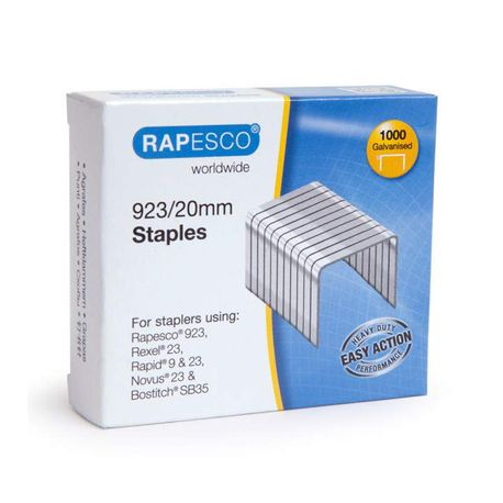 Capse 23/20 Rapesco | 1000 bucăți, Calitate Superioară