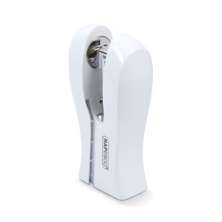 Capsator Rapesco Stand-up, 20 coli, Alb