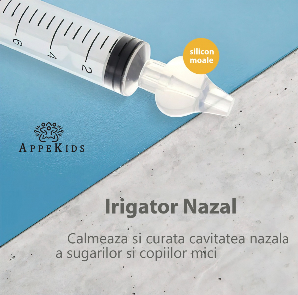 Set 2 Seringi Lavaj Nazal Appekids 10ml 4Luni+ - imagine 2