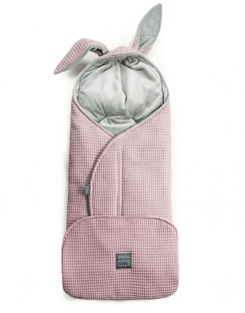 Paturica Floo for Baby Waffle Blueberry, Sac Scaun Auto - imagine 7