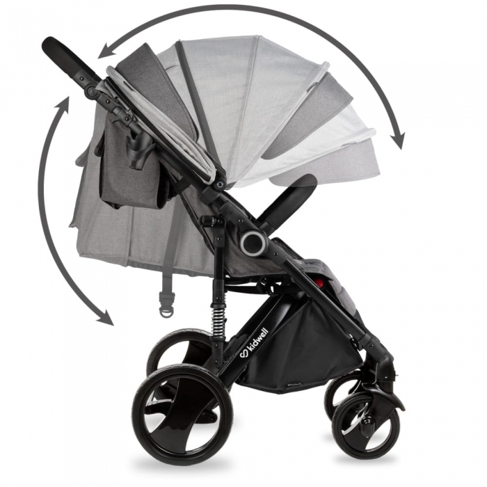 Carucior Sport Kidwell Carell Light Gray - imagine 5