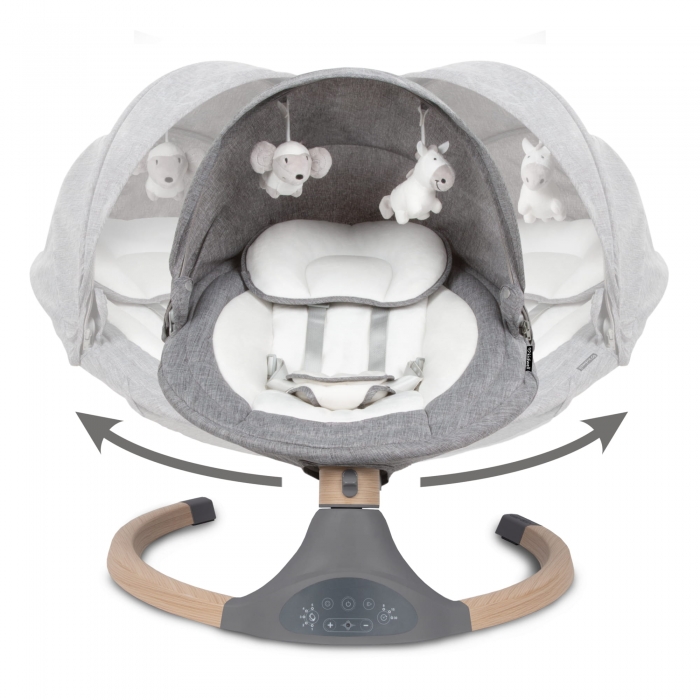 Leagan Electric 2 in 1 Kidwell Luxi Wooden Dark - imagine 4