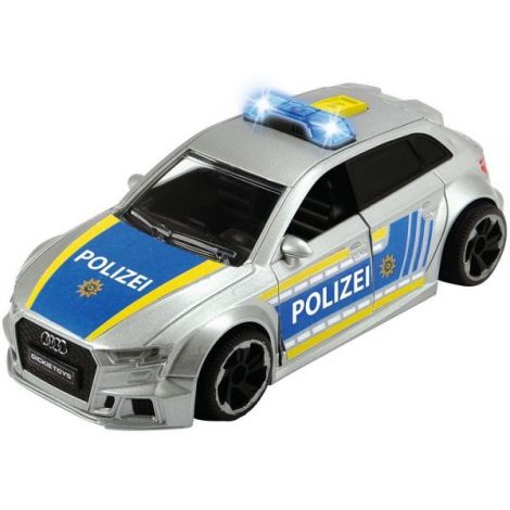 Dickie Toys Audi RS3 Politie 1:32 cu Lumini - imagine 4
