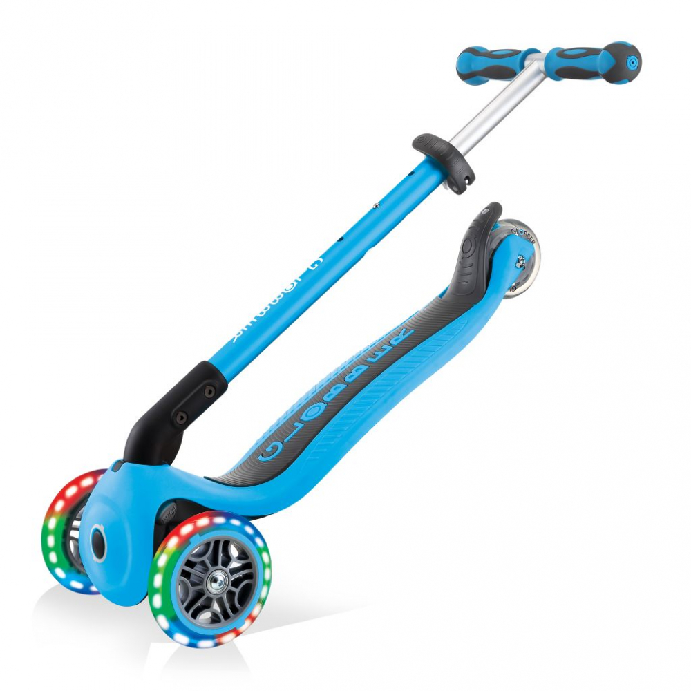Globber Go-Up 4 in 1 Deluxe Lights Albastra - imagine 4