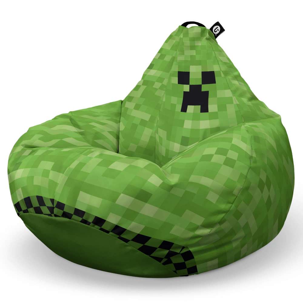 Fotoliu Puf Minecraft Creeper XL | Updeco - imagine 6