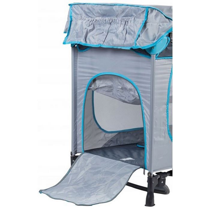 Patut pliant Ecotoys 625A cu functie leganare - imagine 4