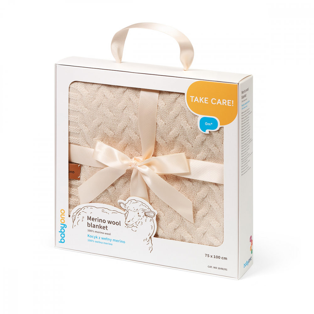 Paturica Babyono Merinos Bej | Confort Premium - imagine 9