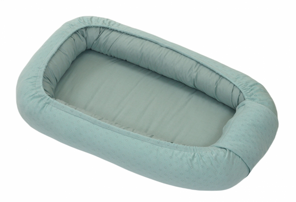 Suport dormit Babynest Amy 70x45 cm, reversibil, tricot - imagine 6