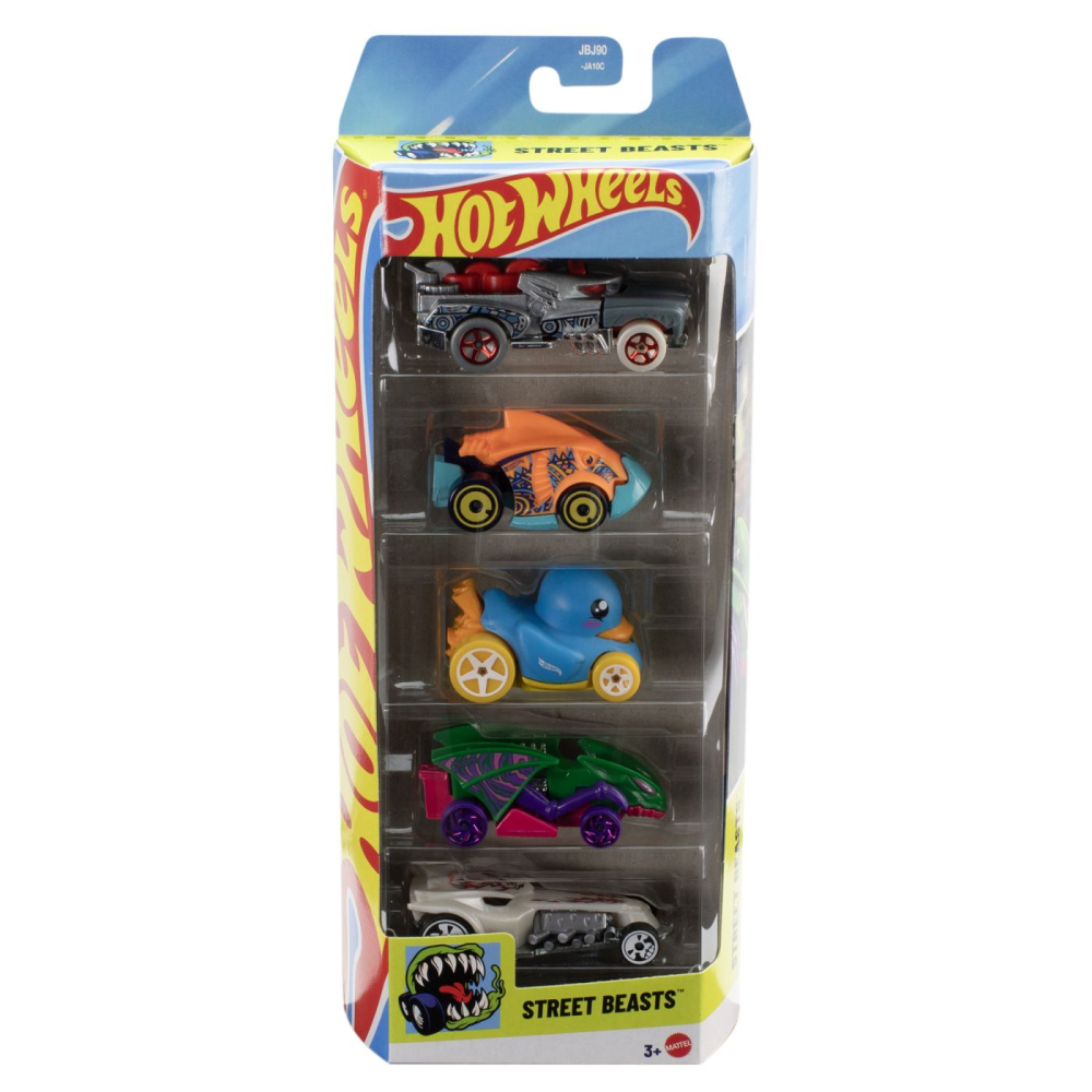 Set 5 Hot Wheels Street Beasts Mattel