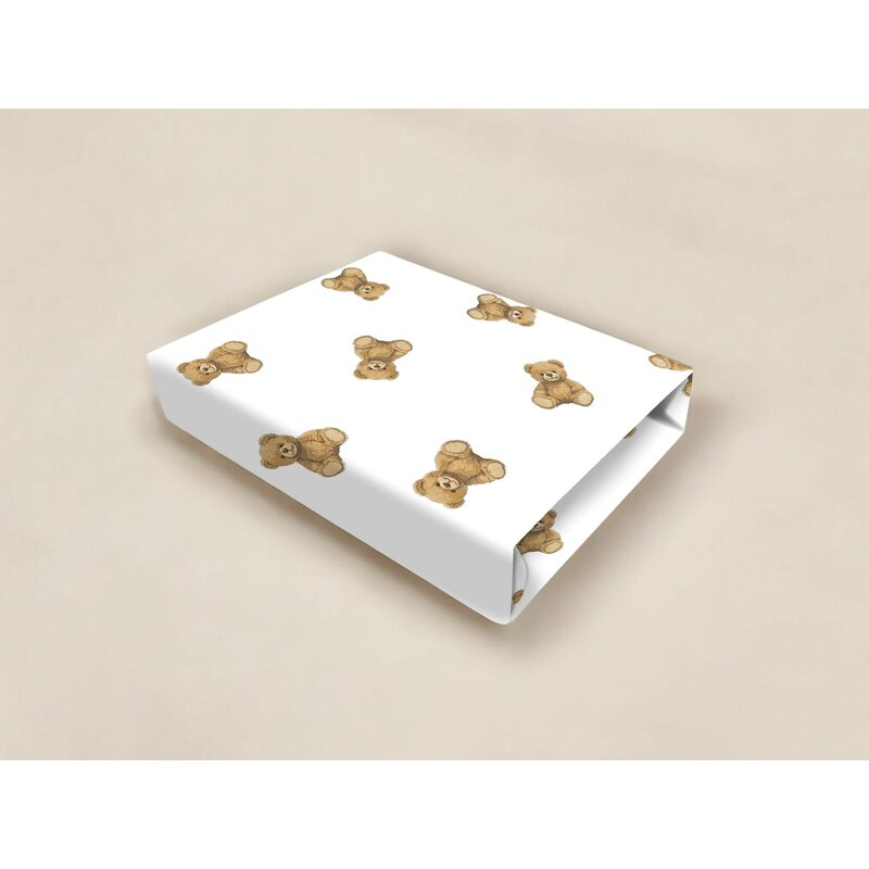 Cearceaf Qmini din bumbac pentru pat co-sleeper