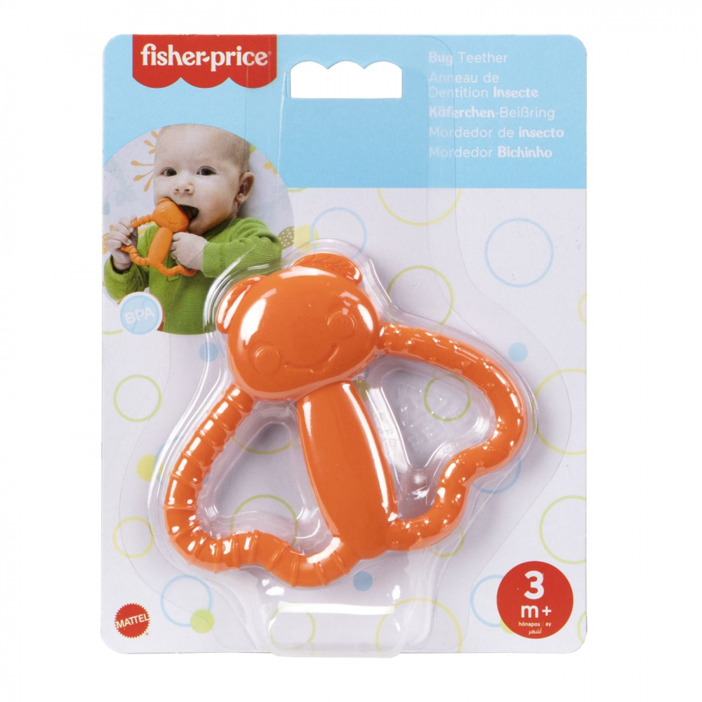 Gândacelul Portocaliu - Jucărie Dentiție Mattel