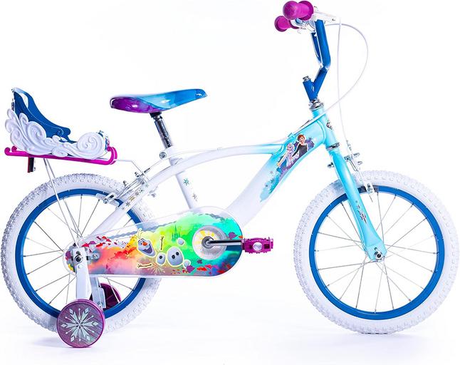Huffy Frozen 16" cu Roți Ajutatoare și Coș