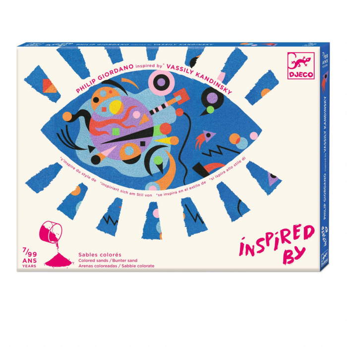 Djeco Inspired by Kandinsky - Joc Nisip Colorat